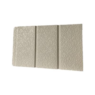 China Insalution Mobile Home Wall PU Sandwich Panel Modern Exterior Decorative Wall Cladding Panel for sale