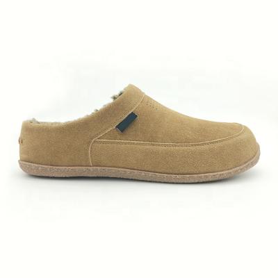 China Warmlab Round Classic Winter Warm Fur Clogs Casual Home Fuzzy Lining Cushioned Garden Clogs For Men for sale