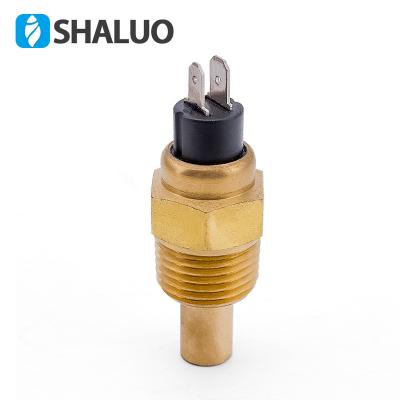 China Universal Electronic Brass Screw Diesel Alarm Part Generator 21mm Diesel Engine Water Temperature Sensor VDO 1/2 NPT Brand Sensor Socket for sale