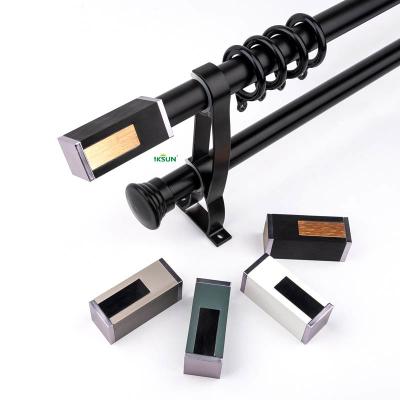 China New Style Aluminum Durable Roma Pole Hanging Classical Window Rod For Living Dorm Room for sale