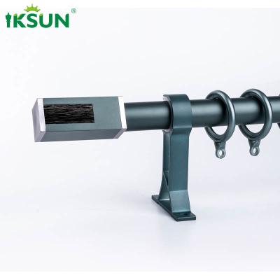 China Patent Decorative Curtain Rods Smooth Mute Roman Rod Curtain Poles Tracks for sale