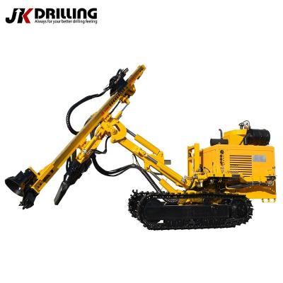 China Construction works JK Drilling JK590C Hydraulic Crawler DTH Rock Blasthole Hammer Stone Drilling Machine for sale
