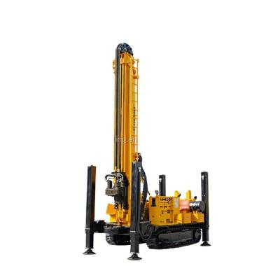 China Construction works JKS380S Crawler Mounted Mast Water Well Hydraulic Telescoping Crawler Mounted Telescoping Mast Drilling Rig for sale