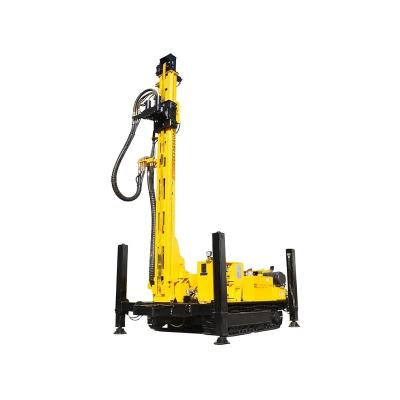 China Construction works JKS300B crawler mounted water well drilling rig borewell borewell air compressor water well hydraulic drill rig for sale