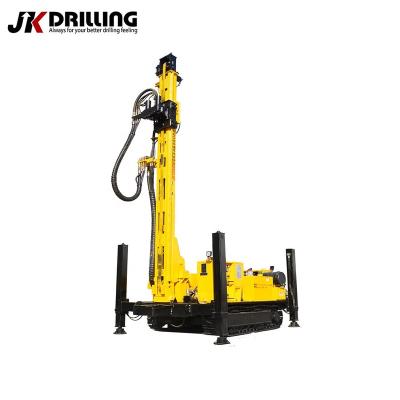 China Construction works JK drilling JKS300B crawler rode dth water well borehole drilling rig price for sale