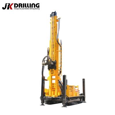 China Construction works 2022 JK Drilling JKS400SH Crawler Mounted Hydraulic DTH Telescoping Water Well Borehole Drilling Machine Price for sale