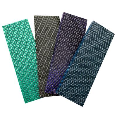 China DIY Knife Handle 120X40X30MM Resin Making Material Honeycomb Resin Board C-Tek Knife Handle Scale Blank Plate for sale
