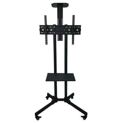 China Hot sale cold rolled steel TVwall mount large size srceen TV trolley 1500 good quality modern mobile office bracket for sale