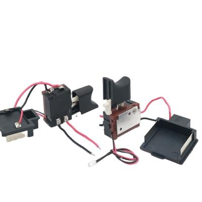 China Original Electric Appliances Drill Trigger Wireless Switch With Adjustable Speed Controller Brushless LED Machine Tool Electric Drill Switch for sale