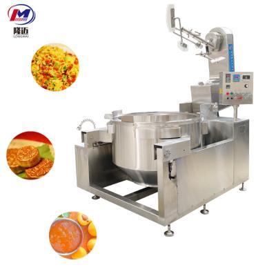 China Snack Factory Good Quality Gas Cooking Kettle With Electric Heating Mixer Ginger Paste Mixer Machine Automatic Cooking Price for sale