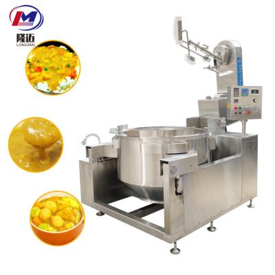 China Snack Factory Stainless Steel Soy Sauce Mixer Machine Industrial Automatic Planetary Cooking Wok Price for sale