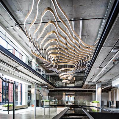 China Modern Custom Hotel Art Restaurant Lobby Creative Mountain Chandeliers for sale