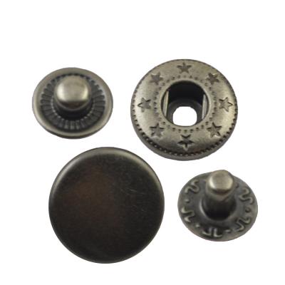 China Dry Cleaning Snap Spring Metal Brass Button Snaps Custom Clothing Plastic Hat Snaps for sale