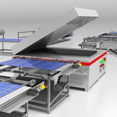 China USED Solar Panel Production Line Turnkey System 25-500MW Annual Capacity Te koop
