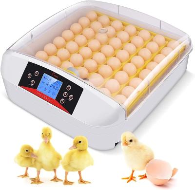 China New HHD-56S Hot Sale LED Light 56 Egg Testing Function Automatic Egg Incubator For Sale 110V/220V for sale