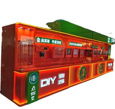 China SDK 2022 New Design DIY Bubble Tea Vending Machine for sale