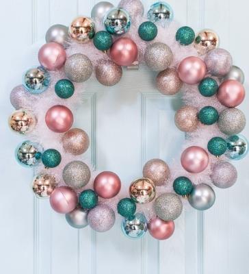 China Environmental friendly oya color braid Christmas hot selling garland with color latex balloon for sale