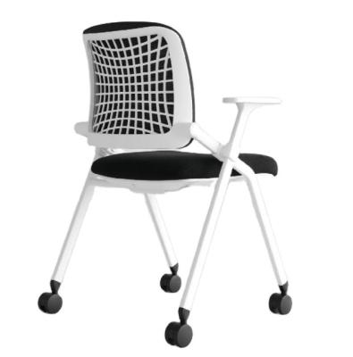 China Foldable Factory Foldable Mesh plastic Commercial Modern Office Furniture Office Training Chair Folding Chair Wholesale for sale