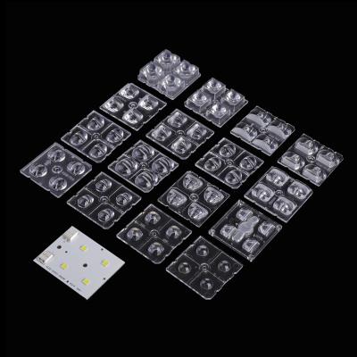 China Led Street Light Module , Optical PC Led Light Lens For IESNA Type II Road Lighting for sale
