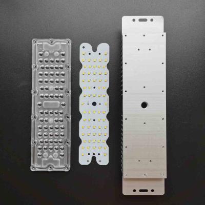 China 50W SMD3030 PC Lens LED Street Light Module Waterproof 8 Series 8 Parallel 48V With Heat Sink for sale