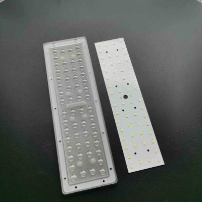 China Optical PC Street Lamp Module 50W SMD3030 PCB Module Street Light Array Lens for sale