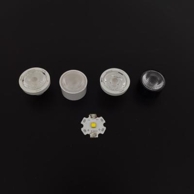Cina 45degree borda la lente del fronte PMMA LED, punto principale che accende la lente ottica di messa a fuoco in vendita