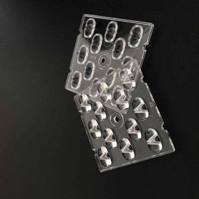 Κίνα SMD 3030 οδήγησε το φακό, tp4-s 50x50mm οδηγημένος οπτικός φακός για τον οδηγημένο φωτεινό σηματοδότη προς πώληση