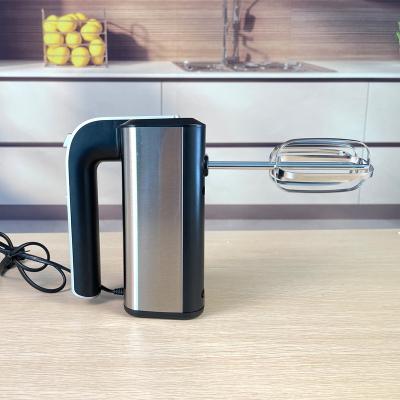 China New Portable Electric Handheld Egg Beater Ejector Knob 5 Speed Egg Beater for Cake and Milk 300w for sale