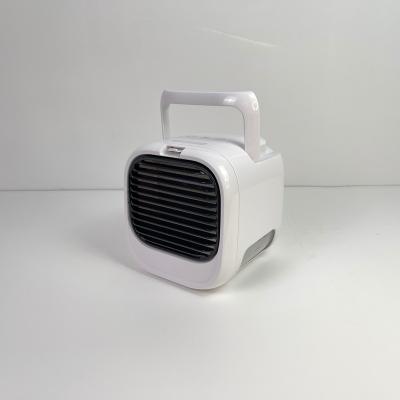 China Portable / Plug and Play 7 Colors Different LED Light with 3 Speed Wind and Portable Small Fan Personal Air Cooler with Small Household Appliance for sale