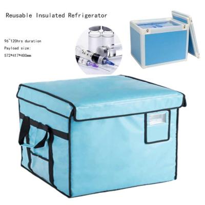 China Medicine transportation Frozen package for vaccine ,reagent or biologic at -21/-25/-16 Celsius up to 10 days recyclable Validated as ISTA standard for sale