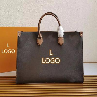 China Portable Wholesale Main 1:1 Perfect Designer Handbags Famous Brands Genuine Leather Bags Women Tote Bags Tote Bag for sale