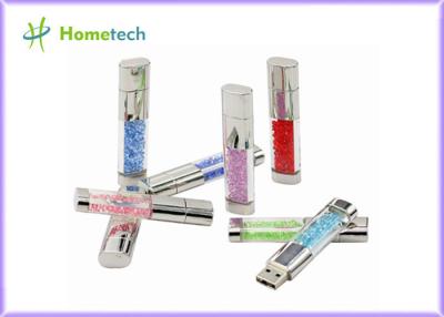 China Movimentação instantânea da pena de USB 2,0 da forma, vara de cristal da memória do diamante da movimentação do flash de USB do coração à venda