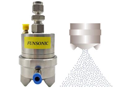 China Ultrasonic Wide Open Mist Fan Shaped Area Spraying Nozzle System for sale