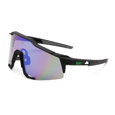 China 2021 Adult Sports Eyewear Spherical Glass UV400 PC Lens Sports Sunglasses Custom Cycling Adjustable Nose Guard for sale