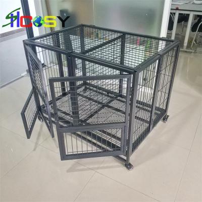 China M Size Feature Welded Iron Dog Cage Outdoor Kennel 98X65X78cm Environmentally Sustainable for sale