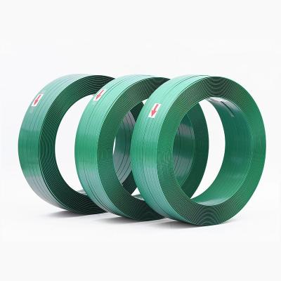 China Eco - Friendly PET Tape Roll Strapping Plastic Steel Packing Belt Pet Packing Tape for sale