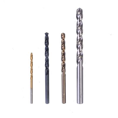 China For Metal HSS Twist Drill Bits High Speed Steel Straight Shank Drill Bits Drilling Makers for sale