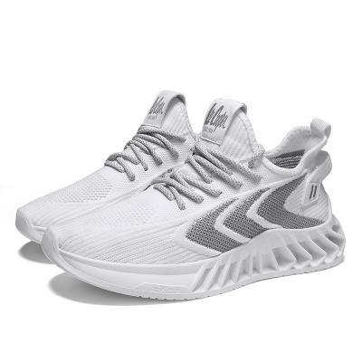 China To show your own logo 2021 new designs fashion men shoes casual fly knit fashion sneaker shoes shoes for sale