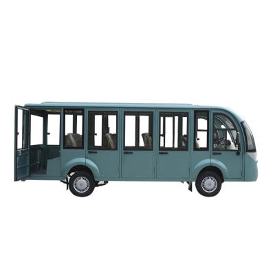 China Wholesale closed 11 seater electric sight to see bus with 11 doors for sale