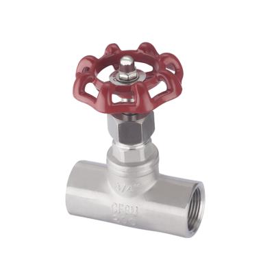 China CF8M General Water Switch Pressure Reducing DN25 Motorized Check Screw End B Globe Valve for sale