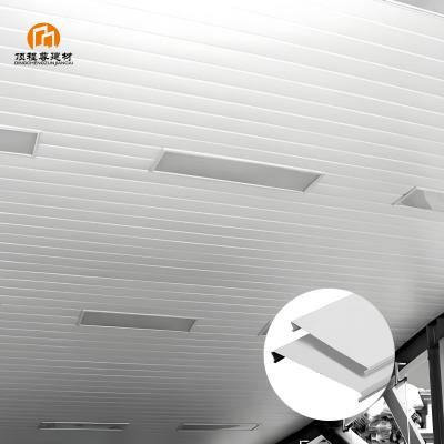 China Aluminium Slat Strip False Ceiling For Office Building With Heat Insulation And Powder Coated Finish for sale