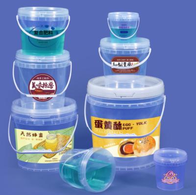 China Stackable Food Grade Plastic Buckets With Handle BPA Free Convenience for sale