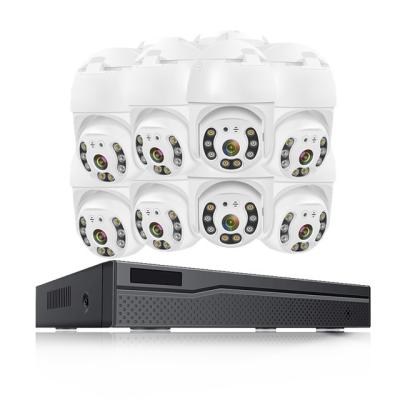 China 4K CCTV Surveillance Security Network Camera System 4X Digital POE PTZ Kit Speed Dome Camera Video 2-Way Audio ZOOM 4MP Face Detection for sale