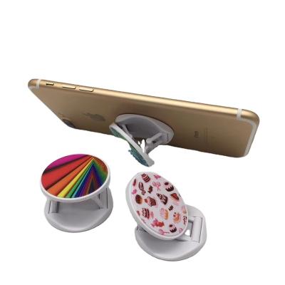 China ABS+TPU Factory Wholesale Free Custom Foldable Finger Ring Rainbow Logo Bracket 2020 Push-Pull Phone With Logo For Mobile Phone for sale