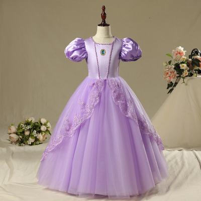 China Girls 2022 Short Sleeve Anti-wrinkle New Arrival High Quality Girls' Dresses Dresses 2-12 Elegant for sale