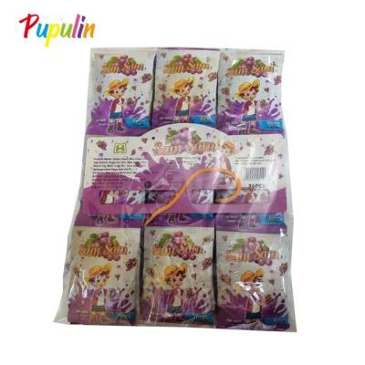 China Normal Vietnam cheap hang bag packing mini gummy chewy candy bean for sale