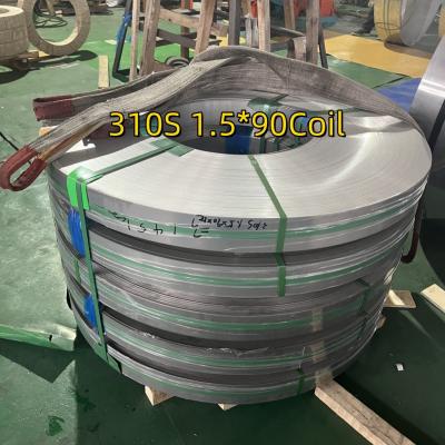 China 310S DIN1.4845 Stainless Steel Coil 2B Finished Cold Rolled 1.5mm 90mm Width For High Temperature for sale