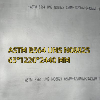 China UNS N08825 Steel Plate Incoloy825 / W.Nr. 2.4858 Hot Rolled Forged Plate 65MM for sale