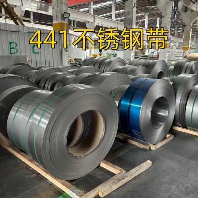China AISI 441 DIN1.4509 Cold Rolled 2B Anneal Bright Stainless Steel Coil SUS441 Strip 1.0 mm 2D Surface for sale