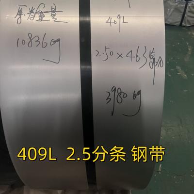 China AISI 409 and SS409L Stainless Steel Coil 2D M Thickness 2.5mm SUH409L Stainless Steel Coil Strip for sale